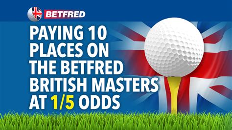 betfred masters betting odds|Betfred British Masters: Preview, betting tips & how to watch.